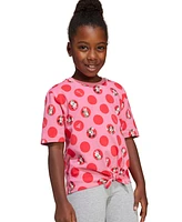 adidas Big Girls Disney Minnie Mouse Tights Shorts and T-Shirt, 2-Piece Set