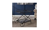 Slickblue Trendy Bar Cart for Functional and Elegant Beverage Storage and Display