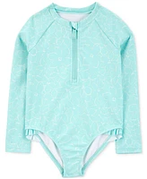 Carter's Toddler Girls Rash Guard One-Piece Swimsuit