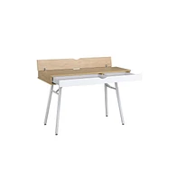 Slickblue Modern Heavy Duty Laptop Computer Desk with Storage Drawer For Home Office