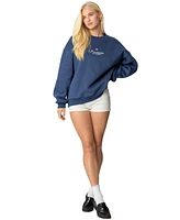 Edikted Women's Manchester Embroidered Oversized Sweatshirt