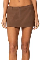 Edikted Women's Marlie Tailored Micro Mini Skort