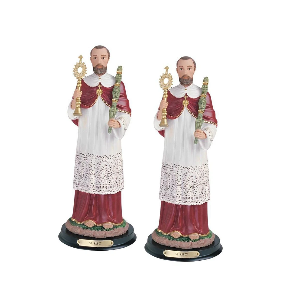 Fc Design "2-pc Set" 12"H Saint Ramon Statue Raymond Nonnatus Holy Figurine Statue Ornament Home Room Office Decor and Perfect Ideas for Housewarming,