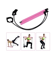 Cowin Pilates Bar with Foot Loop and Exercise Resistance Band