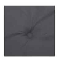 vidaXL Garden Bench Cushion Anthracite 39.4"x19.7"x1.2" Oxford Fabric