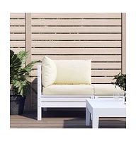 vidaXL Pallet Cushions 3 pcs Cream White Oxford Fabric