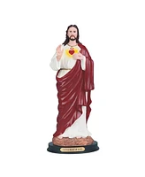 Fc Design "2-pc Set" 12"H Sacred Heart of Jesus Statue Holy Figurine Statue Ornament Home Room Office Decor and Perfect Ideas for Housewarming, Holida