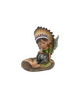 Fc Design "2-pc Set" 4.75"H Indian Girl Fairy with Dream Catcher Figurine Statue Ornament Home Room Office Decor and Perfect Ideas for Housewarming, H