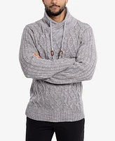 X-Ray Men's Shawl Neck Knit Sweater