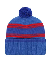 Men's '47 Brand Royal Buffalo Bills Fadeout Cuffed Knit Hat with Pom