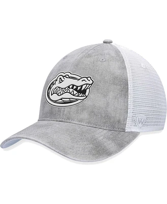 Top of the World Men's Gray/White Florida Gators Slate Trucker Adjustable Hat