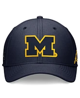 Jordan Men's and Women's Navy Michigan Wolverines 2024 Sideline Rise Performance Flex Hat