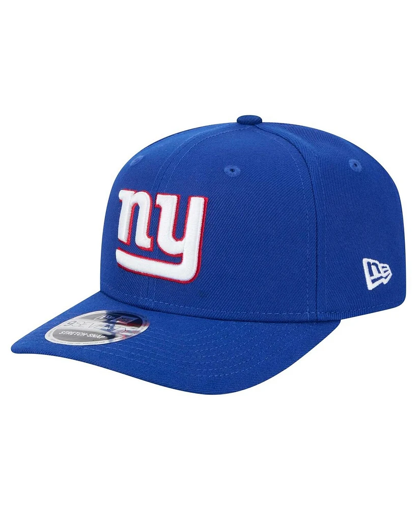 New Era Men's Royal New York Giants 9SEVENTY Stretch-Snap Hat