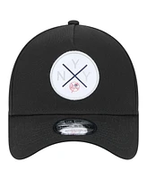 New Era Men's Black New York Yankees 9FORTY A-Frame Adjustable Hat