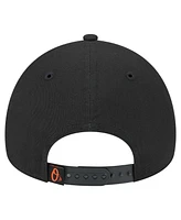 New Era Men's Black Baltimore Orioles 9FORTY A-Frame Adjustable Hat