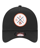 New Era Men's Black Baltimore Orioles 9FORTY A-Frame Adjustable Hat