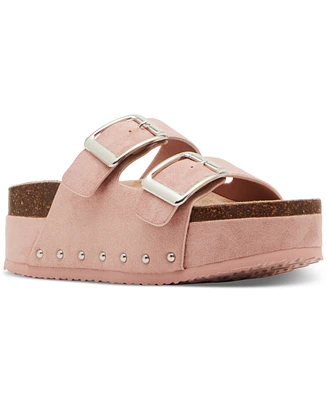 Madden Girl Babes Double-Strap Flatform Footbed Sandals
