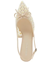 Madden Girl Vogue-m Kitten-Heel Slingback Bow Pumps