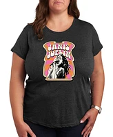 Hybrid Apparel Plus Janis Joplin Graphic Pullover T-shirt