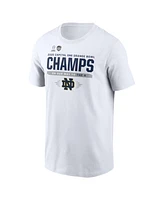 Nike Men's White Notre Dame Fighting Irish College Football Playoff 2025 National Championship Bound Locker Room T-Shirt