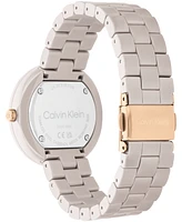 Calvin Klein Women's Ck Pure Sand Ceramic Bracelet Watch, 35mm