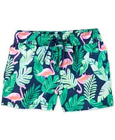 Carter's Toddler Boys Rash Guard & Tropical-Print Swim Trunks, 2 Piece Set