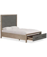 Portmore California King Panel Storage Bed (with soft close drawers), Created for Macy's