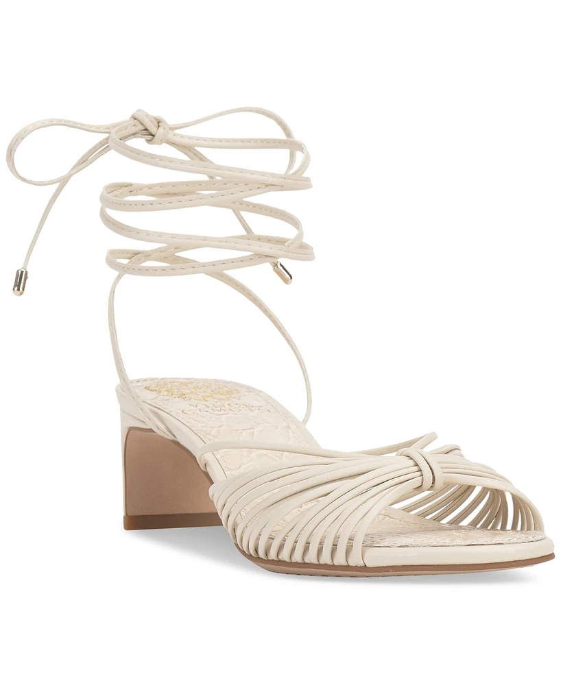 Vince Camuto Women's Lory Lace-Up Blade-Heel Sandals