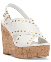 Vince Camuto Women's Ellna Studded Platform Wedge Sandals