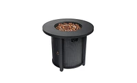 Slickblue Propane Round Fire Table 40000 Btu Propane Fire Pit Table