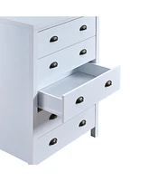 Slickblue 5-Drawer Chest with Interlock Drawer Feature for Secure and Organized Storage