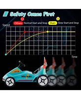 12V Kids Electric Go Kart 7AH Battery Powered Ride on Race Toy with Remote Control