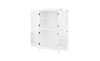 Slickblue Bathroom Floor Storage Cabinet for Organized and Space-Saving Storage Solutions