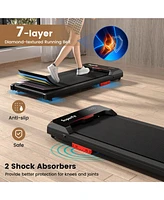 Walking Pad 2.5HP Under Desk Treadmill with Remote Control App-Enabled for Home