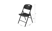 Slickblue 2 piece Garden Plastic Folding Chair