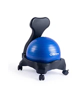 Bintiva Stability Ball Chair for Children - Black/Blue