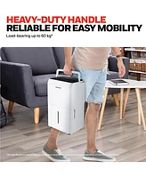 Honeywell 2024 New! 25-Pint Energy Star Smart Dehumidifier with WiFi and Alexa Voice Control for 1,500 Sq Ft – Laundry Mode, Auto-Comfort Mode