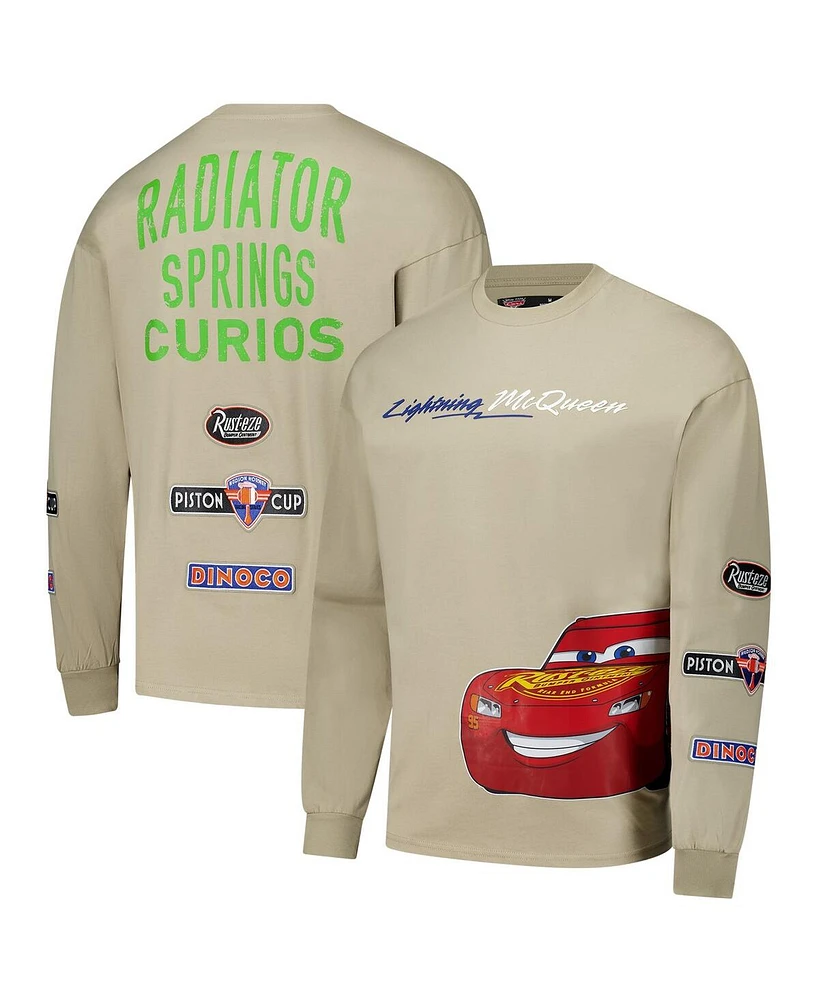 Freeze Max Men's Tan Cars Radiator Springs Long Sleeve T-Shirt