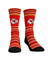 Rock 'Em Men's Kansas City Chiefs Primary Crew Socks Boxer Briefs Combo Pack