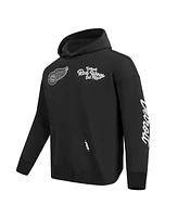 Pro Standard Men's Black Detroit Red Wings Paint the City Pullover Hoodie