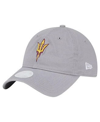 New Era Women's Gray Arizona State Sun Devils Logo 9TWENTY Adjustable Hat