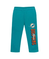 Outerstuff Toddler Miami Dolphins Coin Toss Pullover Fleece Hoodie Pants Set