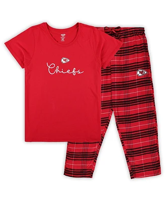 Concepts Sport Women's Kansas City Chiefs T-Shirt Pants Set