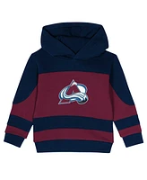 Outerstuff Toddler Navy/Burgundy Colorado Avalanche Puck Hero Fleece Hoodie and Sweatpants Set