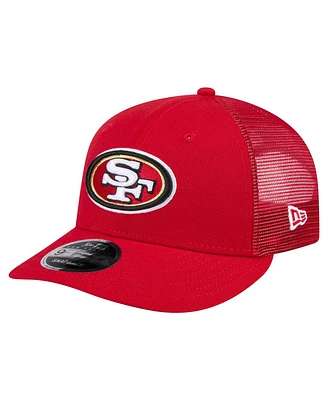 New Era Men's Scarlet San Francisco 49ers Low Profile 9FIFTY Snapback Hat