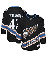 Outerstuff Big Boys and Girls Tom Wilson Black Washington Capitals Alternate 50th Anniversary Premier Player Jersey