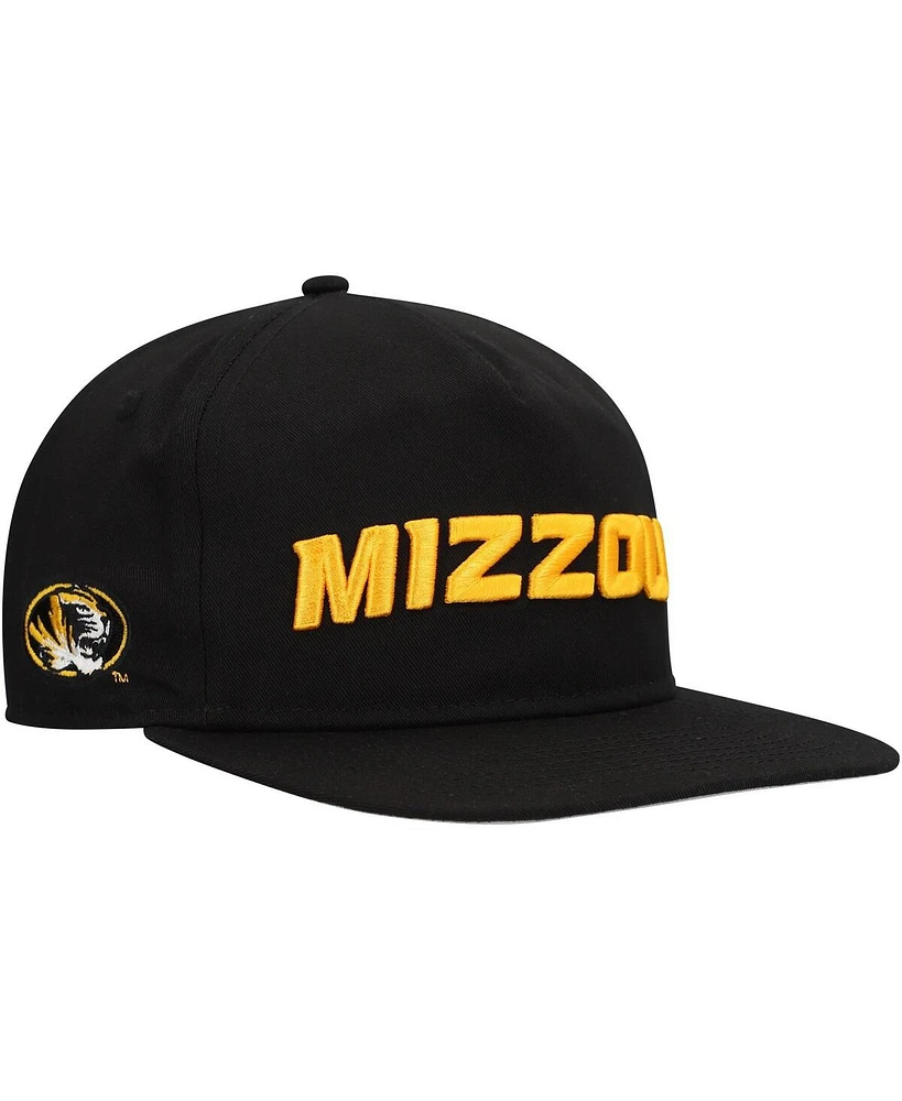 New Era Men's Black Missouri Tigers Logo 9FIFTY Snapback Hat