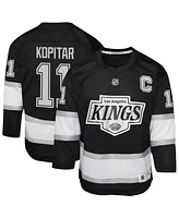 Outerstuff Big Boys and Girls Anze Kopitar Black Los Angeles Kings Replica Player Jersey