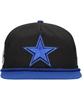 New Era Men's Black/Royal Dallas Cowboys Star Golfer Snapback Hat