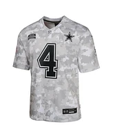 Nike Big Boys and Girls Dak Prescott Arctic Camo Dallas Cowboys 2024 Salute to Service Game Jersey